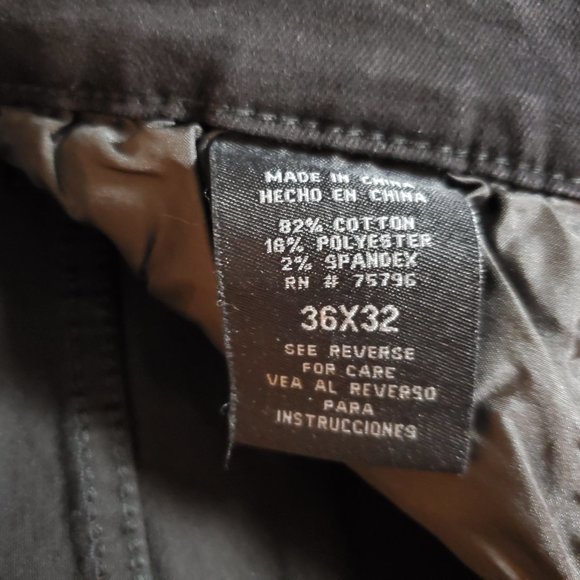 NWT Waimea Skinny Fit 36x32 (Meas 34x31 12" Rise) Death & Angels Tonal Jeans A17 - Picture 10 of 10